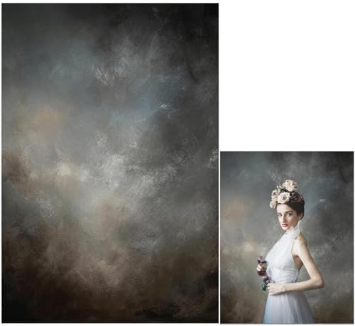 8x10ft Fabric Abstract Backdrop for Photography Vintage Portrait Old Master Background for Studio Prop - color: LM-06100, size: 8x10ft