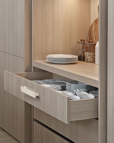 5 Pack Stick On Cabinet Dresser Handles Self Adhesive Drawer Pulls 4" Long Brushed Nickel Shower Door Handle Peel and Stick Sliding Closet Door Handles - color: H-Brushed Nickel, size: 4 Inch