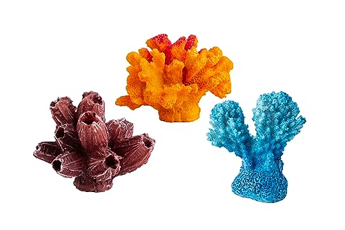 CNZ® Artificial Coral Plant for Fish Tank Decorative Aquarium Reef Ornament (10-Piece Assorted Coral) - color: 10-piece Assorted Coral