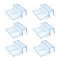 6 Pieces Acrylic Transparent Fish Tank Glass Cover Clip Glass Cover Support Holders Lid Support Holder for Rimless Aquarium Fish Tank (6 mm)