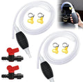 2Sets Multifunction Liquid Sucker Pump, Manual Fuel Transfer Pump Gasoline Siphone Hose, Portable Siphon Pump For Gasoline Diesel Water Fish Tank