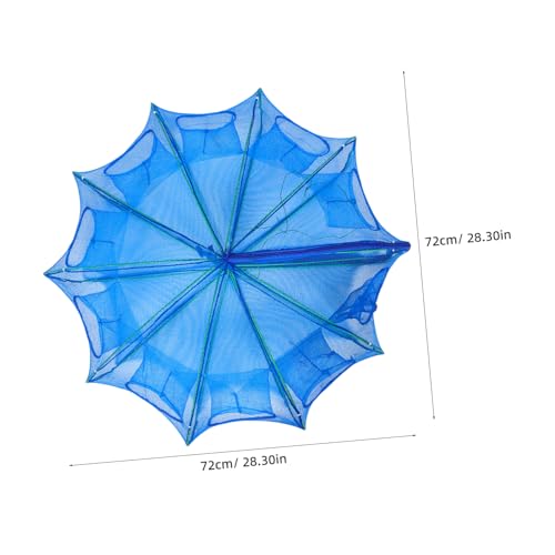 Abaodam Portable Thickened Square Fishing Net Cage for Shrimp Fish and Eels Foldable Design for Easy Storage Mesh for Freshwater and Use