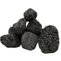 10 Pack Aquarium Black Lava Rock Fish Tank Volcanic Pumice Stones for Betta Fish Shrimp (1.96''-3.14'') - color: Black, size: L:2''-3.2''