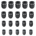 20PCS Pneumatic Cap Style Plug Fitting, Push-to-Connect Fitting Plug for 1/4 5/16 3/8 1/2 Tube Air Line Fittings - size: 1/4, 5/16, 3/8, 1/2 OD