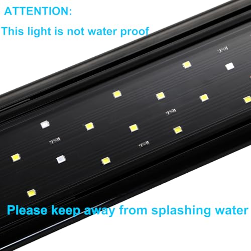 AQUANEAT LED Aquarium Light Full Spectrum for 18 Inch to 24 Inch Fish Tank Light Fresh Water - size: 18"-24"