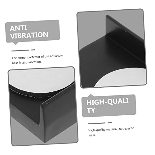 Hemoton 4pcs Thickened Corner Pads for Fish Tanks Shockproof Cushion Guards for Aquariums Prevents Bumps Scratches for Desktop Easy to Install