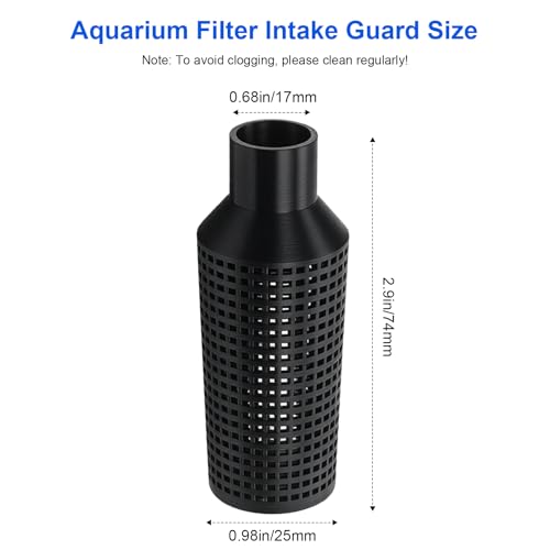 Aquarium Filter Intake Guard Replacement for Flu-val 106/107/206/207, Fish Tank Canister Filters Cover Protect Aquatic Life, Aquarium Intake Filter - 1 Pack