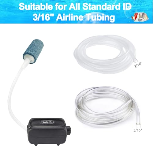 20 Pack Aquarium Air Stones - Air Pump Accessories of 1 Inch Cylinder Fish Tank Air Stone Aerator Bubble Diffuser for Nano Air Pumps Fish Tanks and Small Buckets - size: 20 PCS Air Stone