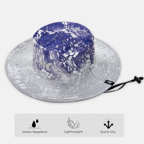 KastKing Sol Armis UPF 50 Boonie Hat - Sun Protection Hat, Fishing Hat, Beach & Hiking Hat, Paddling - color: M: Prym1 Purple Fizz, size: Laser-vented Design