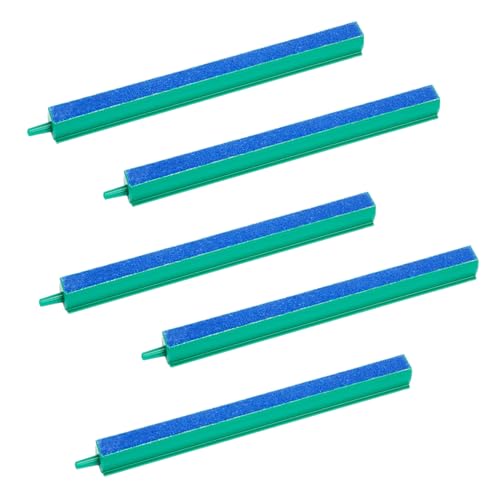 Aquarium Air Stone 10 Inch Long Air Stone Bar Kit with Square Oxygen Diffuser Bubble Release Mineral Airstones for Fish Tank Pumps DWC Bucket Reservoir Pond - color: Blue, size: 10 Inch