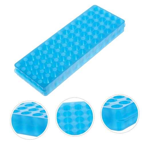 Veemoon 2pcs Reusable Test Tube Rack Organizers for Laboratory Double-Sided Sampling Tube Holder for Lightweight Design
