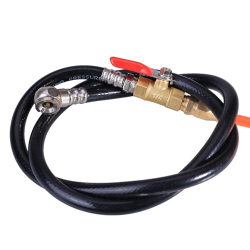 1/4 Inch Valve Npt Air Compressor Brass Heavy Duty Valve double Female Shut off Switch 1/4 NPT Thread Pipe Fitting (Double Female 3PCS) - color: Female x Female 3PCS
