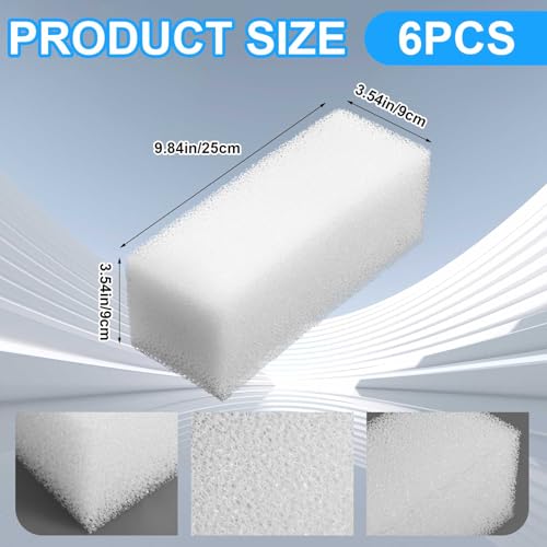 Threlaco 6 Pcs Replacement Foam Filters Compatible with Aqua-Clear 110/500 A623 Aquarium Filter Foam Insert Sponge Pads - size: Compatible with Aquaclear 110/500