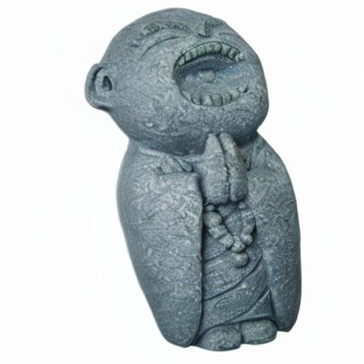 livelyfish Mini Monk Buddha Statue Sandstone Praying Monk Figurine Japanese Zen Monk Sculptures Feng Shui Decor Home Aquarium Fish Tank, 4 - size: 4
