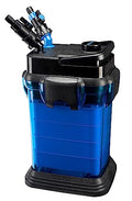 Penn-Plax Cascade 1200 Canister Filter - 315 GPH Aquarium Filter for Tanks Up to 150 Gallons - 360 Degree Flow Valves, Poly Fiber Pads, Bio-Sponge & Activated Carbon -Fresh & Saltwater -11.5x11x20.5in