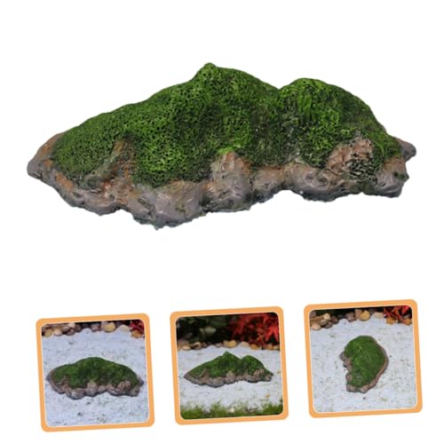 2pcs Miniature Island Sculpture Resin Simulation Island Figurines for Aquariums Flower Pots and Garden Decor Creative Micro Landscape Accessories