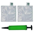 Miupoo Packaging Air Bags,Clear Plastic Inflatable Air Packaging Protector Bag with Free Pump Cushion,Air Cushion Blocking Packaging Bag,6x6 Inches,100 Pieces - size: 6x6×100 Inches