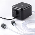 hygger Quiet <30dB Aquarium Air Pump, Adjustable Low Decibel Oxygen Fish Tank Pump 2 Air Outlets Ultra Silent Powerful Aerator Pump with Accessories Max 80GPH/160GPH/255GPH(3.5W,Up to 120Gallon) - size: 3.5W,Up to 120Gallon