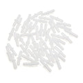 uxcell 50pcs Clear Palstic Straight Airline Tubing Connector for Aquarium Tank