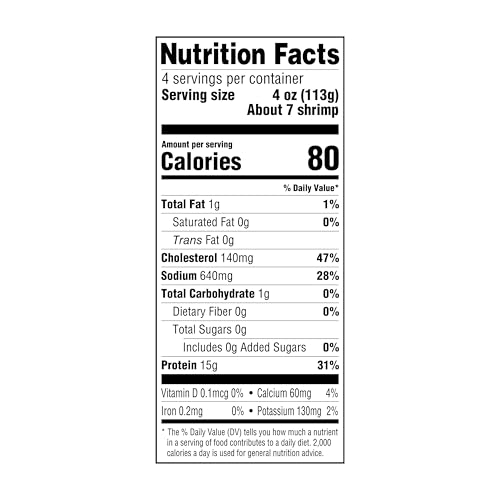 Amazon Grocery, Extra Large Raw Shrimp, Tail On, Peeled & Deveined, 16 Oz, Frozen