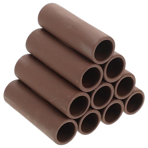 Healifty Shrimp Hideaway Pipe and Pottery Breeding Shelter Cave for Aquarium Fish Tank, Spawning Tube Hiding Habitat Ornament for Freshwater Shrimp Breeding and Stress Reduction
