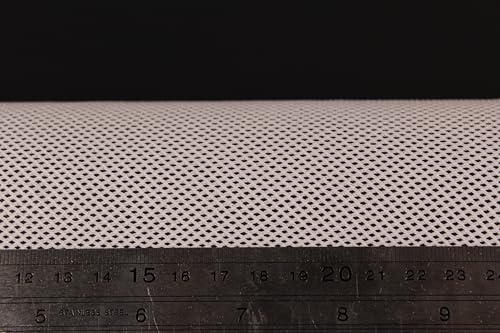 Whitmore Farm Small Diamond Scale Mesh Fishing Lure Airbrush Netting - 12x12 Inch Stretchy Reusable Template for Custom Baits