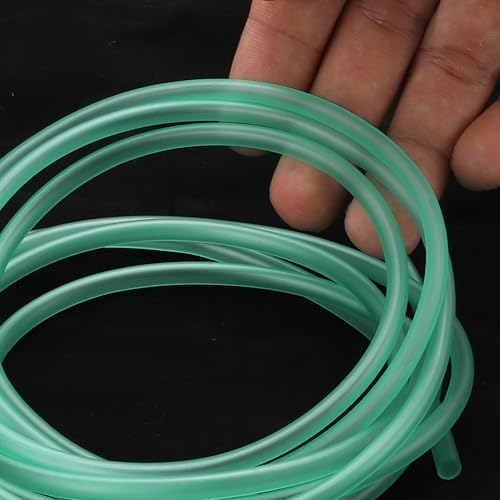 Aquarium Air Tubing, Silicone, 39.37 Feet, Green, 4mm ID, 6mm OD, 1pc - color: Green, size: 39.37 Feet