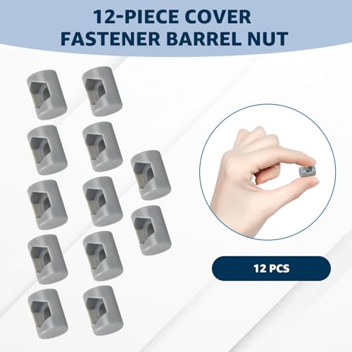 12PCS Lid Fastener Barrel Nut Replacement for Fluval FX4 FX5 FX6 Canister Filters - Filter Lid Fastener Replacement Part