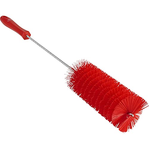 Vikan 53704 Tube Brush,2.4",PP/PBT,Red - color: Red