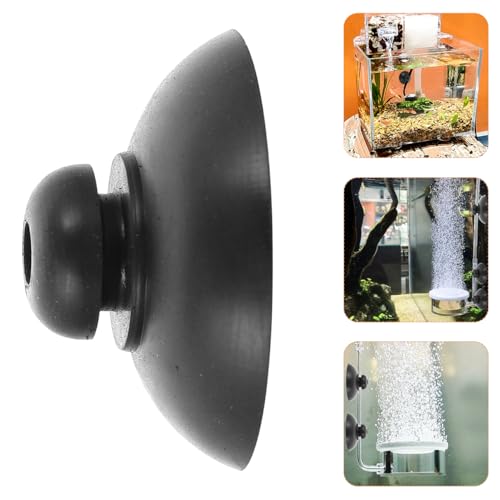 Gatuida 20 Pcs Aquarium Oxygen Pump Suction Cups Strong Rubber Fish Tank Air Pump Holders for Tubing Fixing and Accessories Installation