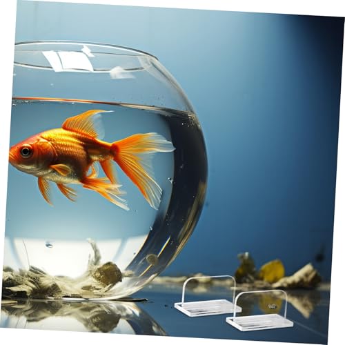 HANABASS 4pcs Acrylic Aquarium Lid Handles Sturdy Fish Tank Cover Parts for Easy Installation and Water Changes Design for Enhanced Aesthetic Aquariums