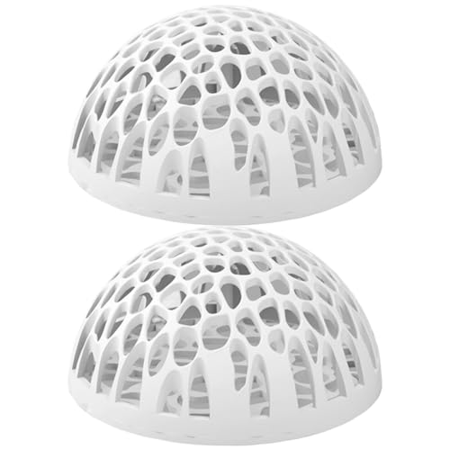 Shrimp Cave Betta Habitat Ornament | Realistic 2-Piece Betta Resting Habitat for Tropical Fish Tanks, Perfect for Home, Office, School Desk Aquariums and Small Aquatic Life Enthusiasts - color: White