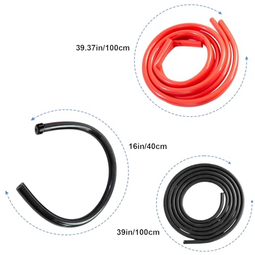 Siphon Pump 200cc Fluid Transfer Pump(2nd Generation), Fuel Transfer Hand Pump Kit for Gas, Oil, Water and Liquids, Efficient and Lightweight