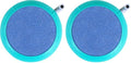 PENN PLAX 4-Inch Bubble Disk Air Pump Accessories, Medium (Pack of 2) - size: Medium (Pack of 2)