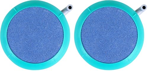 PENN PLAX 4-Inch Bubble Disk Air Pump Accessories, Medium (Pack of 2) - size: Medium (Pack of 2)