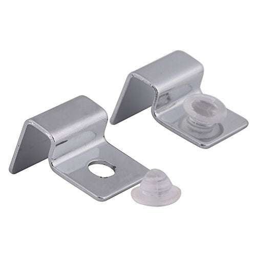 Pack of 4 Stainless Steel Aquarium Fish Glass Cover Clip Support Holder for Protecting(12mm)