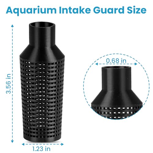 ETZ Aquarium Intake Guard, Intake Guard Fits for Aquarium Shrimp Fry Fish Tank Filter, Compatible with Fluval 306/307/406/407 Models, Replacement Fish Safe Filter Cover