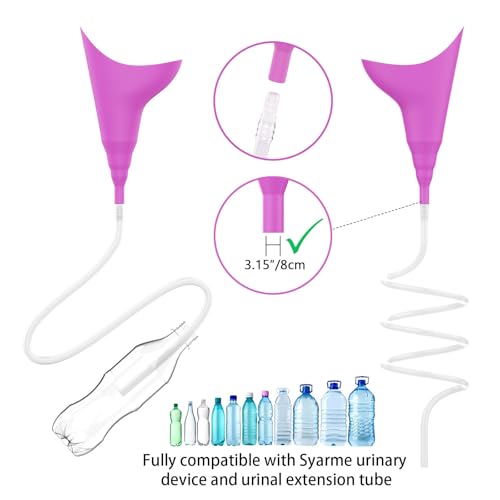 Female Urination Device Connector, Hose Barb Fittings 10Pcs, Connect The Urinal Tightly to the Extension Tube, Reusable Pipeline Connector, 1/5",7/25",7/20",11/25",47/100" (7/20" to 5 Diameters)
