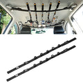 Raynesys Vehicle Fishing Rod Holder, Car Fishing Pole Roof Rack Inside, 5 Rod Capacity, Heavy Duty Adjustable 30-54 Inch, Fishing Rod Carrier Fishing Pole Storage Straps for Truck Car SUV Wagons Van