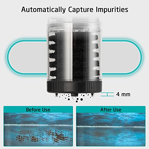 XpertMatic Aquarium Filter for 120-170 Gallon Tank, Internal Fish Tank Filter with Water Pump, 528 GPH 3 Stages Biochemical Sponge Filter for Large Tank, Pond, Wavemaker, Air Supply, SainSmart - size: 35W(528GPH) for Up to 170 Gallon