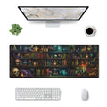 Library Mysterious Mouse Pad XL Large Mousepad Non Slip Rubber Base Desk Mat for Laptop Computer Gaming 31.5" X 12" - color: Mysterious Library