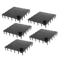 Toyvian 5pcs Aquarium Bottom Pad Fish Tank Divider Sand Separating Plate for Water Circulation and Filtration for Freshwater and Tanks