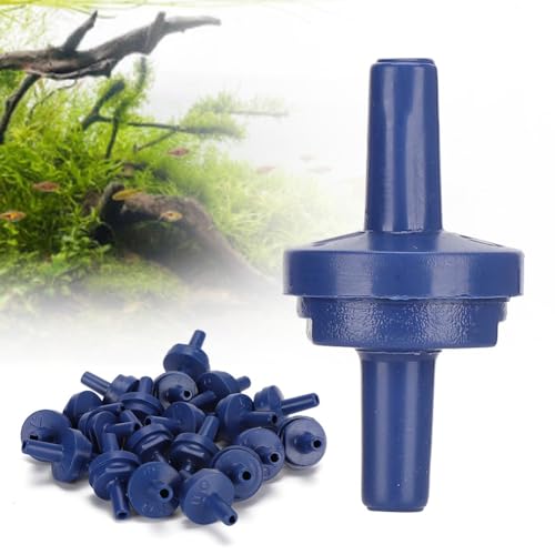 20Pcs 4mm Plastic Aquarium Air Pump Check Valves Anti-Backflow Water Protection Non-Return Valves for Fish Tank Oxygen Pumps