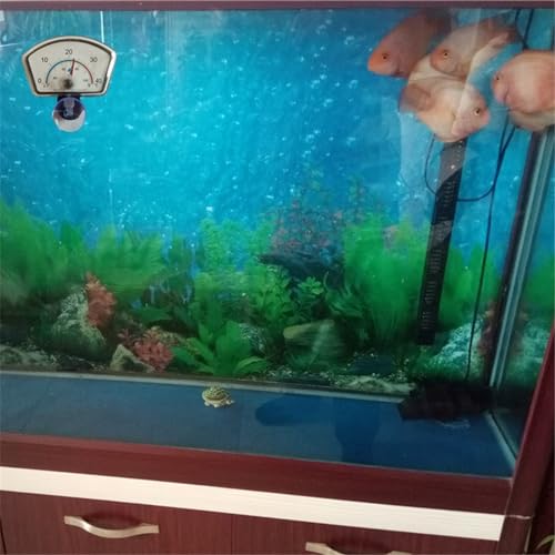 Liquid-in-Glass Aquarium Thermometer for Fishtank Accurate Floating Laboratory - color: Rectangular waterpro