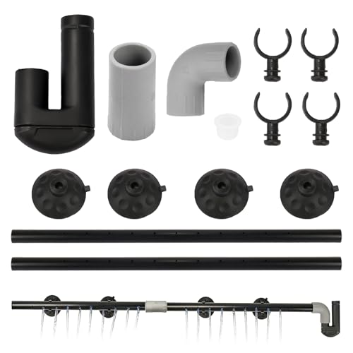 Aquarium Spray Bar Kit AHGA234 - Compatible with Hagen Fluval 06 & 07 Series Canister Filters, Optimize Water Flow, Aquarium Water Inlet Outlet Tube Kit for Freshwater/Saltwater Aquariums