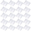 20 Pcs Aquarium Lid Clips, 6 mm Acrylic Aquarium Cover Bracket Fish Tank Lid Older Fish Tank Clip Transparent Durable Easy to Clean, Intended for Rimless Aquariums Top Cover - size: 6 mm