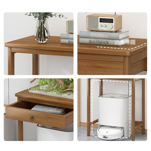 Cupboard Sweeping Organizer Robot Shelf Storage Cabinet Living Room Fish Tank Base Bracket(55x35x50.5cm) - size: 55x35x50.5cm