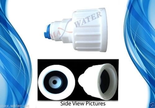 Max Water 3/4" NPT Garden Hose Thread to 1/4" OD Tube Adapter – Quick Connect Fitting for Reverse Osmosis System, Aquarium RO