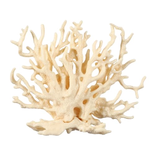 Aquarium Coral Decoration, Fish Tank Decorations Fish Tank Coral Ornaments, 5.9x2.2x4.7 Inch, (Beige, 1 Pcs), Intended for Aquarium Landscaping Decor - color: Beige, size: 5.9x2.2x4.7 Inch