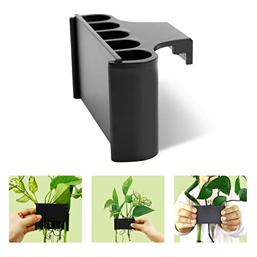 Aquarium Plant Holder with 5 Hole, Plastic Aquatic Plant Pot, Aquarium Planter Cups for Aquarium Plants Live, Aquarium Decor for Fish Tank Live Plants, 1.5inch - size: 1.5 Inch